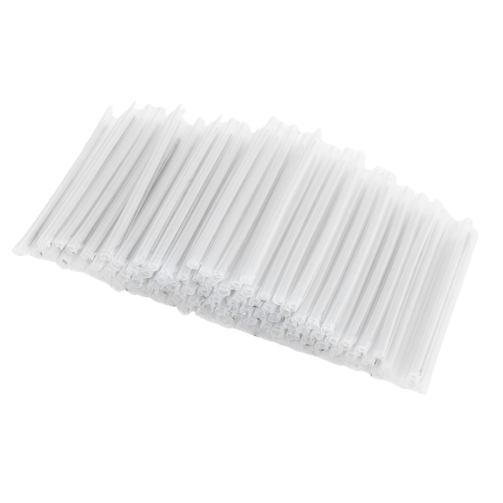 200 Pcs Fiber Optic Fusion Splice Sleeve 60mm Length PE EVA Clear Bare Fiber