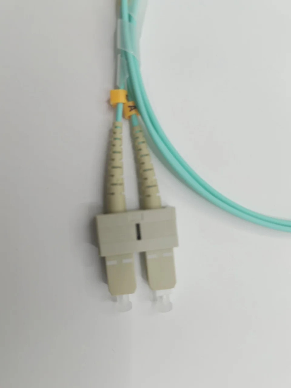 2PCS Duplex OM3 Multimode LC UPC to SC UPC LSZH 2.0mm Fiber Optic Cable