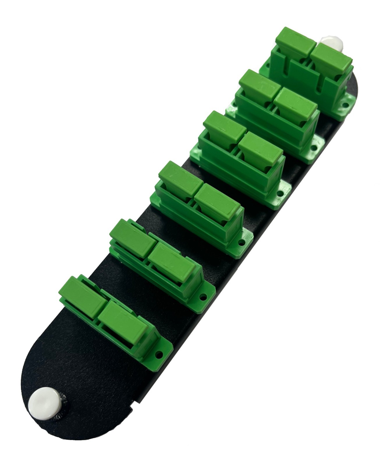 SC/APC Duplex Fiber Connector Panel (6 PACK)