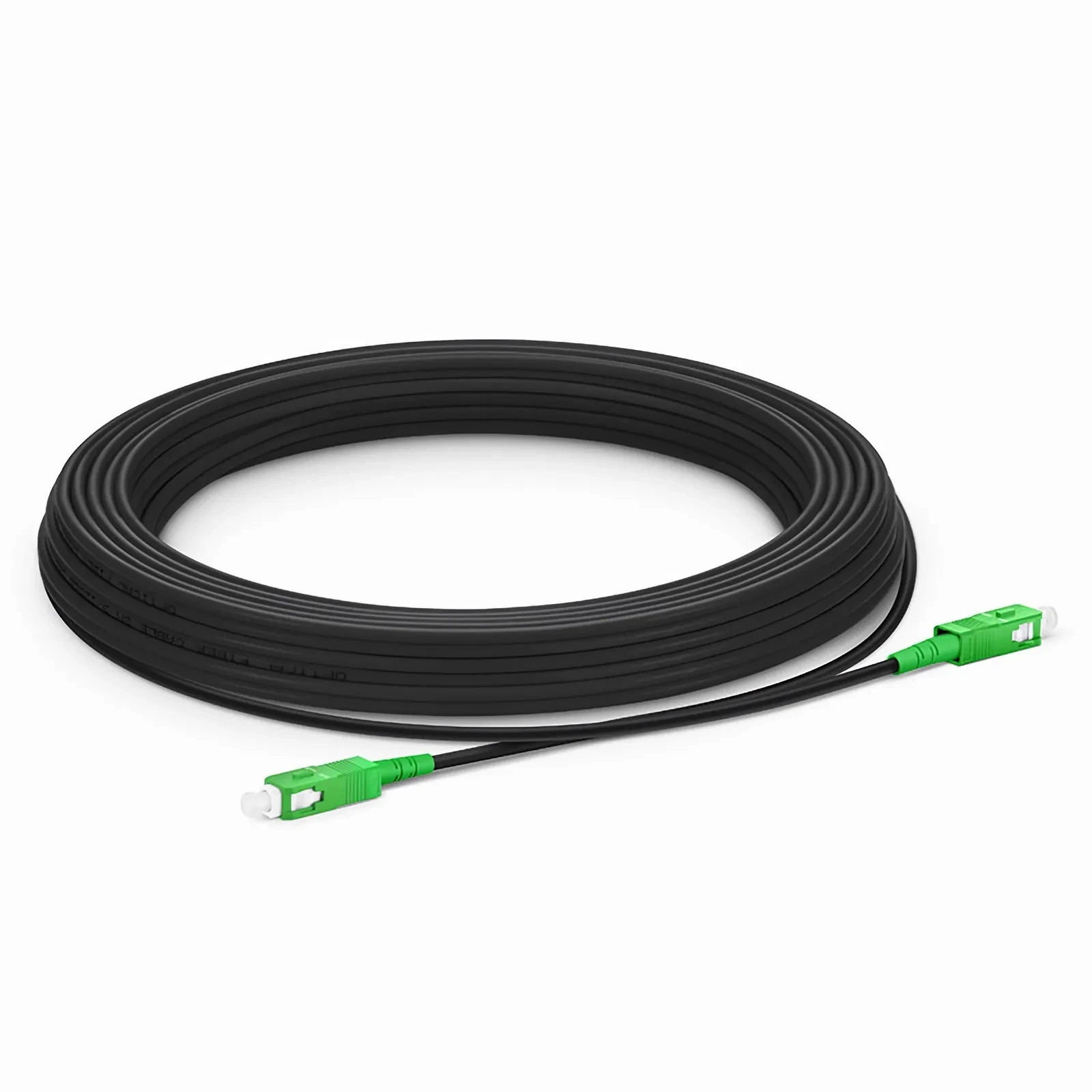 30m Industrial Armored Fiber Patch Cable, SC APC to SC APC, Simplex -458896