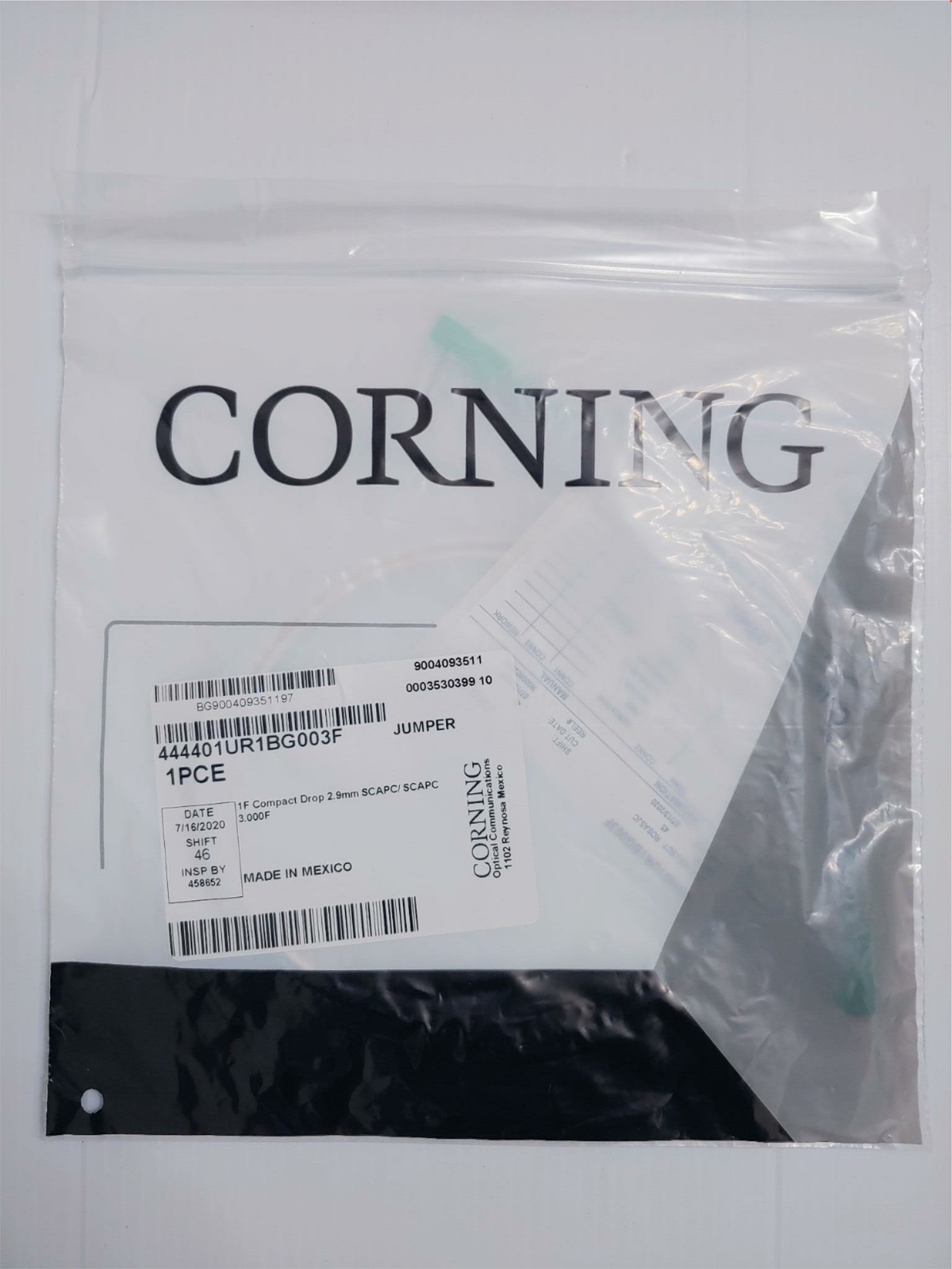3FT Fiber optic patchcord Jumper SC/APC to SC/APC SINGLE MODE 2.9mm corning 1M