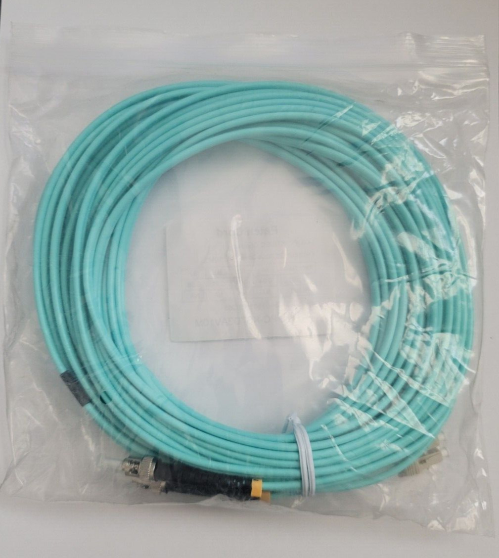 Fiber Optic Patch Cord LC/UPC-ST/UPC Duplex OM3 50/125 3mm PVC 10M PC-KS7D3AV10M