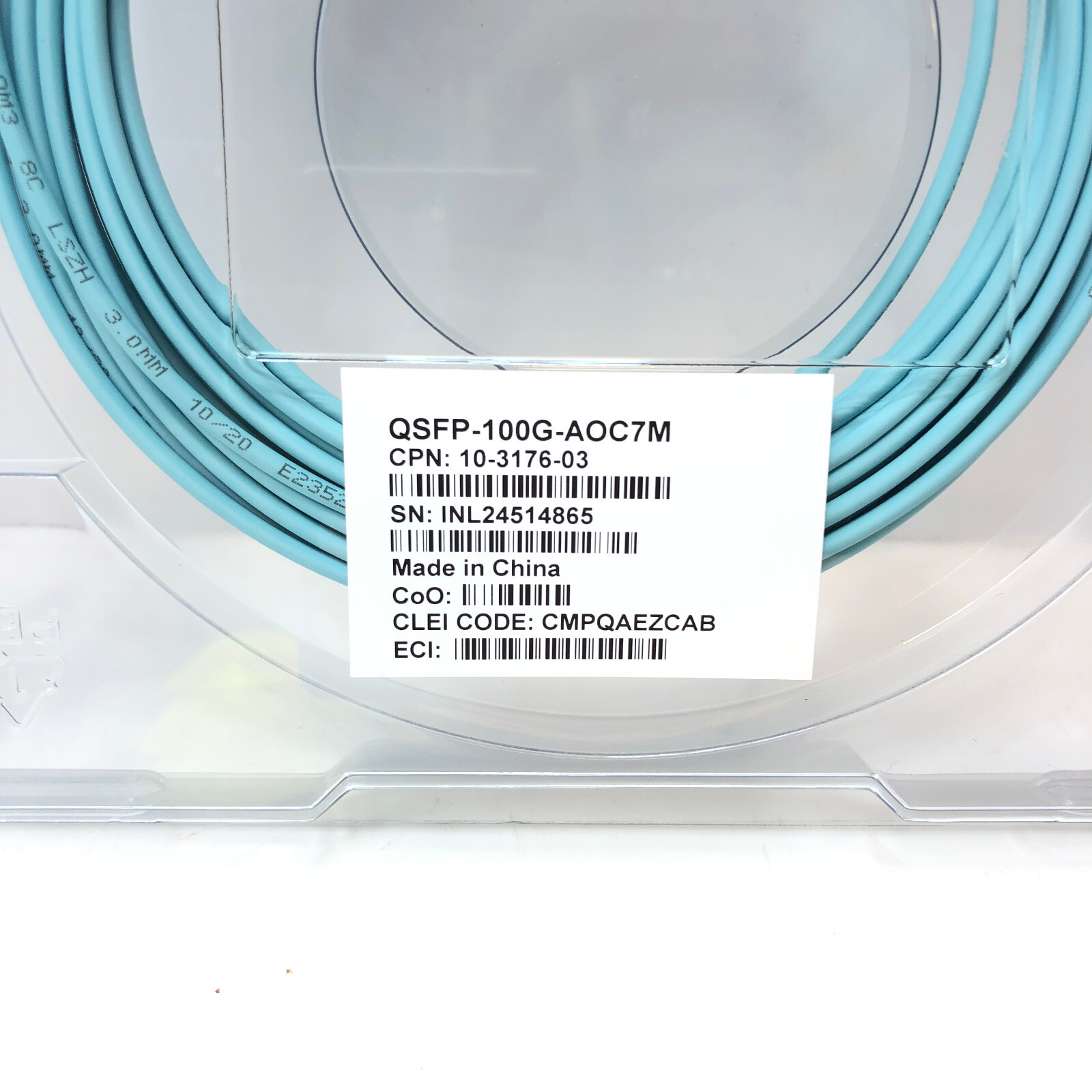 NEW Cisco QSFP-100G-AOC7M 100GB Active Optical Cable 7m 10-3176-03 Genuine