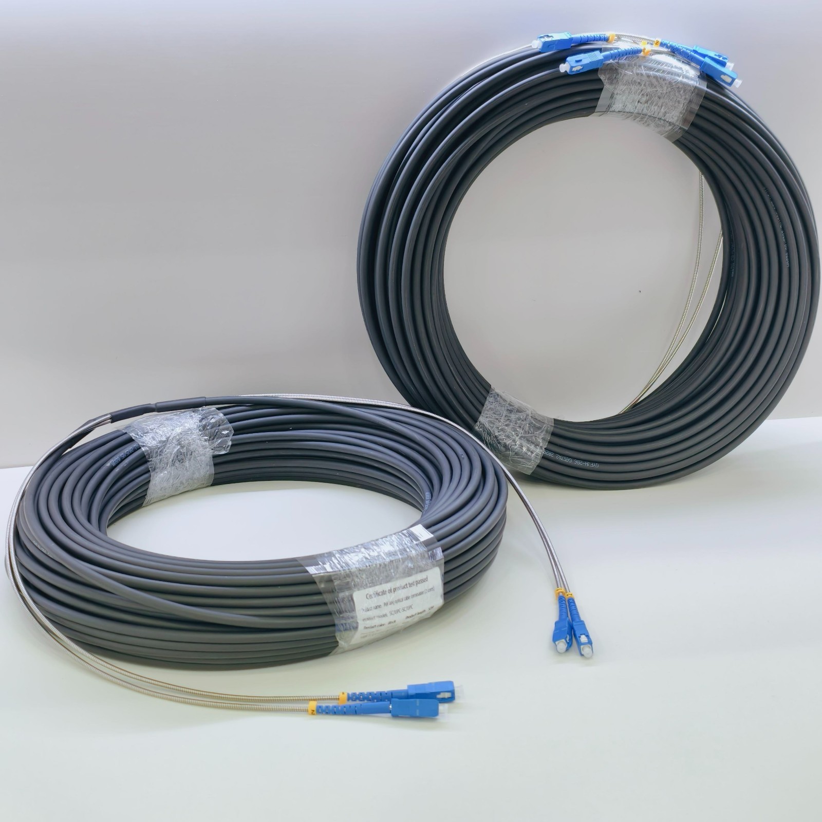 1~20M 7.0mm Duplex Outdoor Fiber Optic Jumper SM SC UPC FTTA Communication Cable