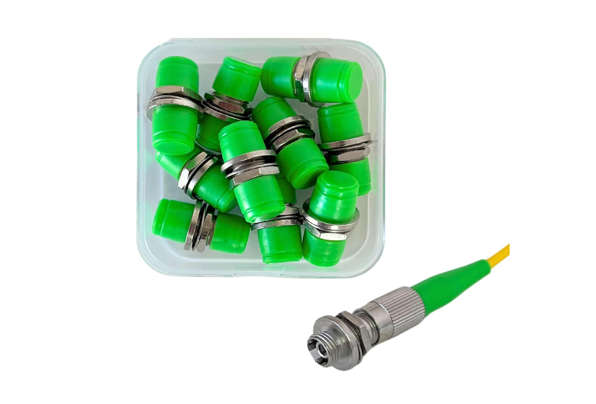 FC/APC Fiber Optic Couplers for FC/APC Fiber Connectors – 10 Pack