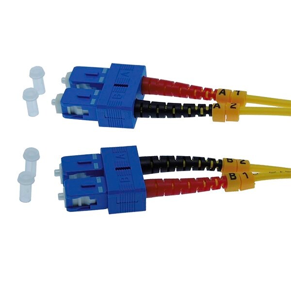 10ft SC-SC Duplex Singlemode 9/125 Optical Fiber Optic Network Patch Cable Cord