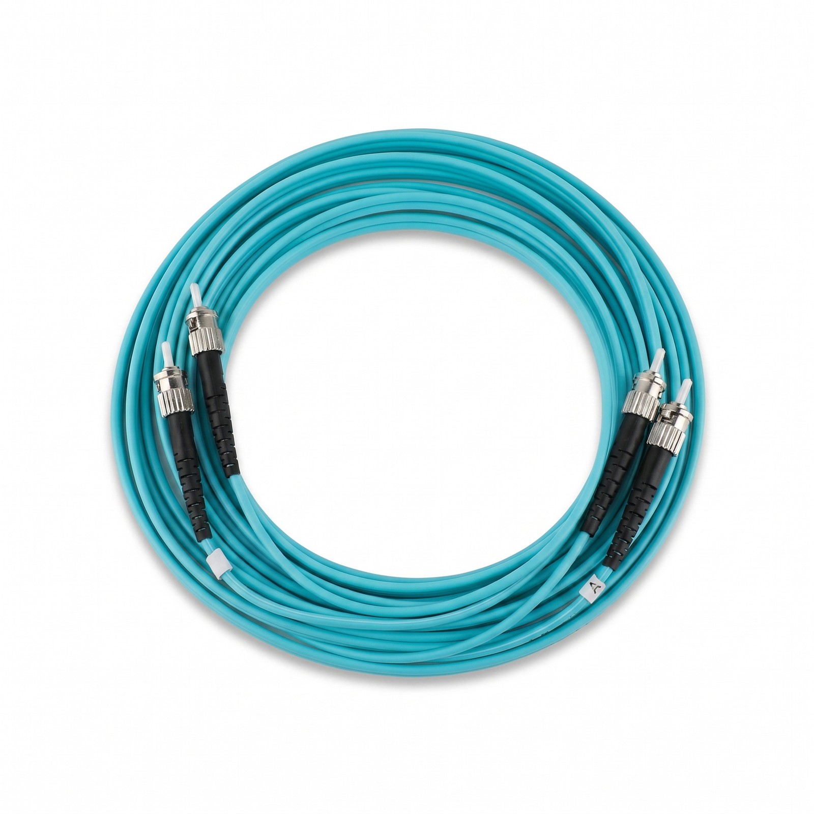 ST-ST Duplex Multimode OM3 10 Gigabit Fiber Optic Cable Patch Cord 1M-40M