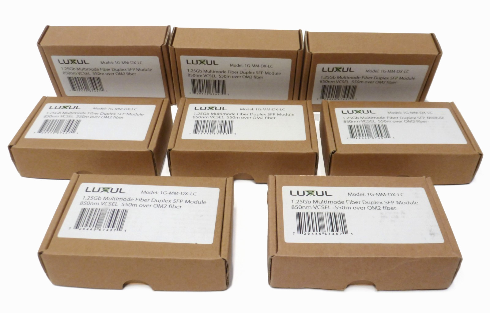Luxul 1G-MM-DX-LC 1Gb SFP Multimode Duplex LC 850nm 550M OM2 New
