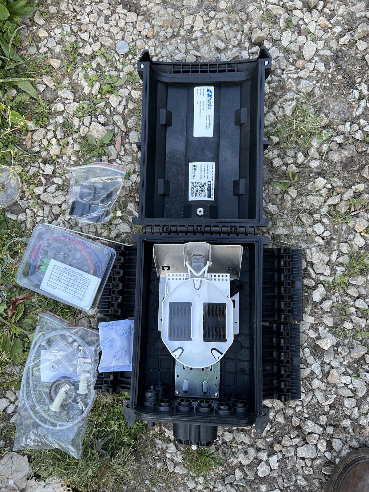 Fiber Optic Splice Enclosure 2-Port OTE Charles Case