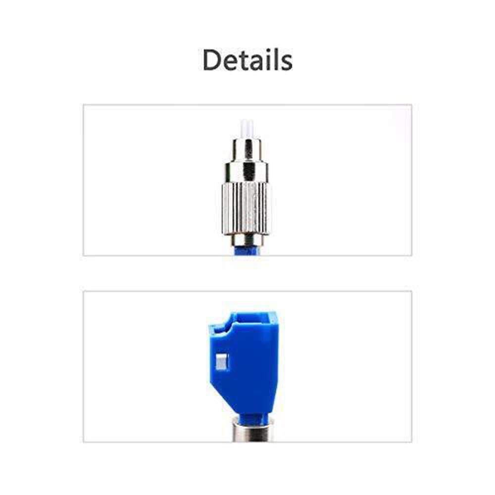 FC Male to LC Female Fiber Optical Connector Convertor Hybrid Fiber Adapter NEW