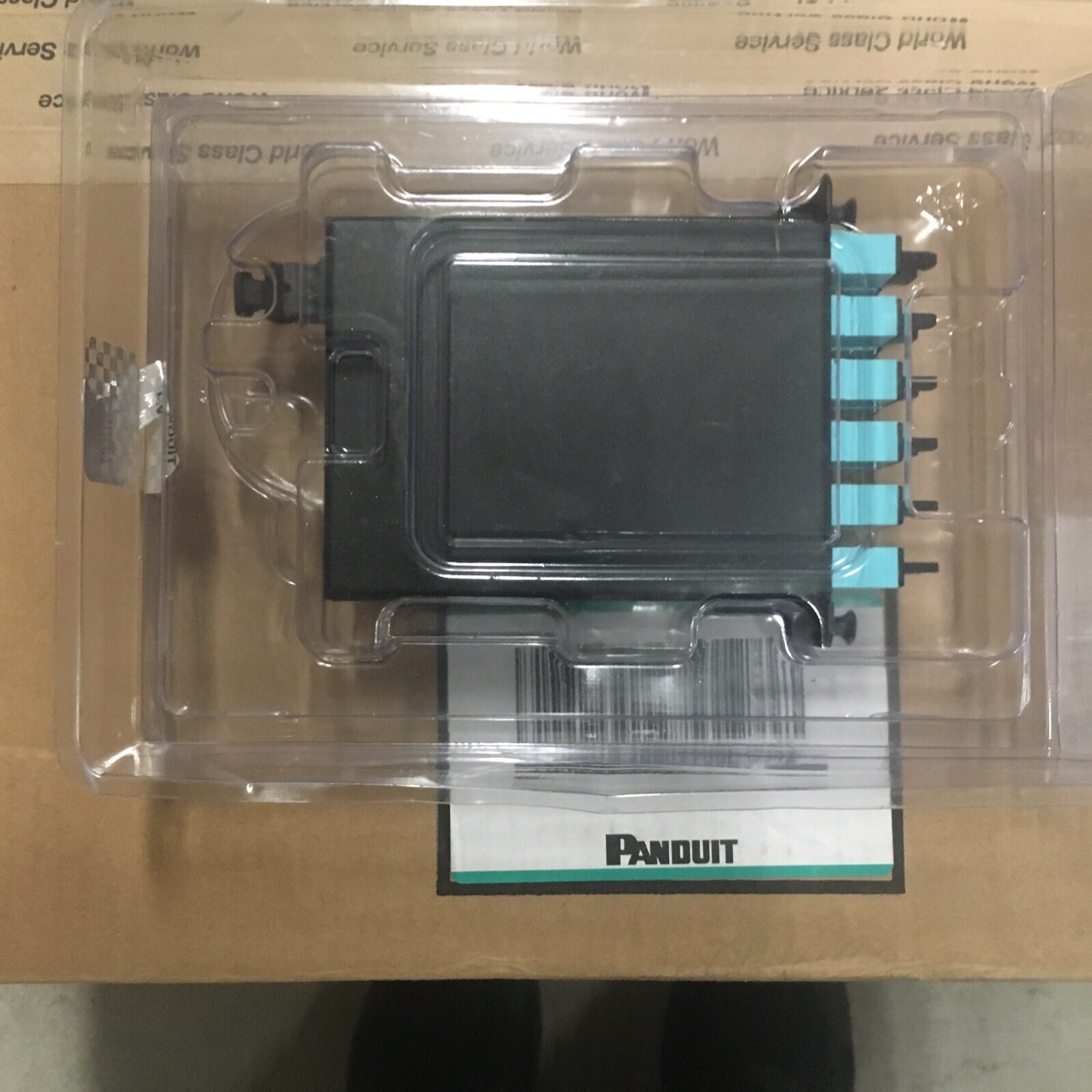NEW! Panduit FCX-12-3SY 12 Fiber Optic Cassette Simplex Adapters