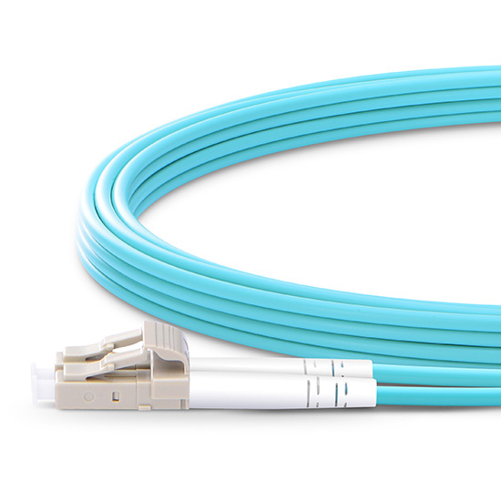 10M LC UPC to SC UPC Duplex 2.0mm 10G OM3 Fiber Optic Patch Cable -6075