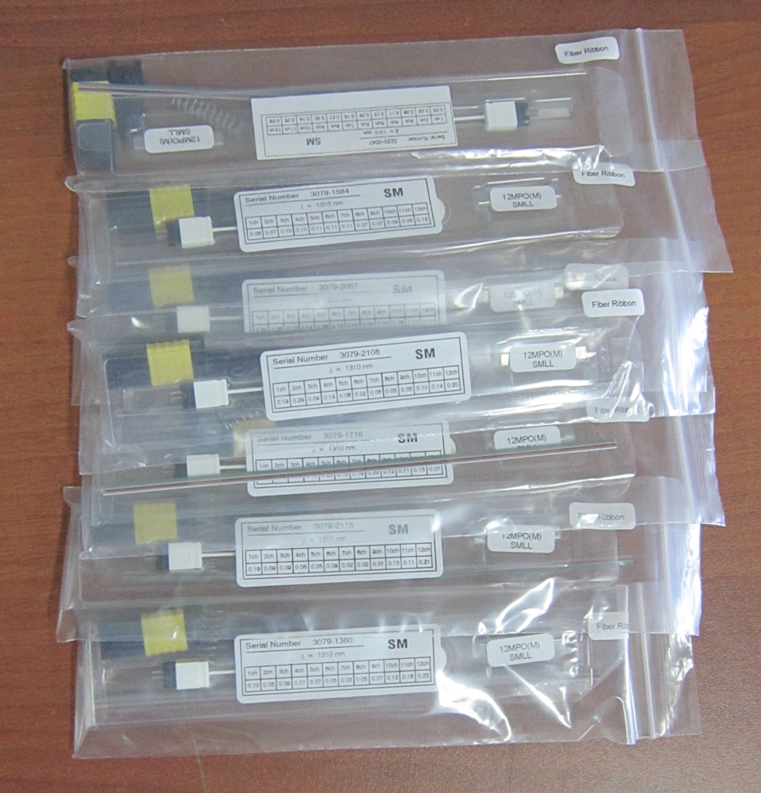Lot of 7 – Sumitomo Lynx-CustomFit LYNX2-12MPO(M)-SMLL-RBN Splice-On Connector