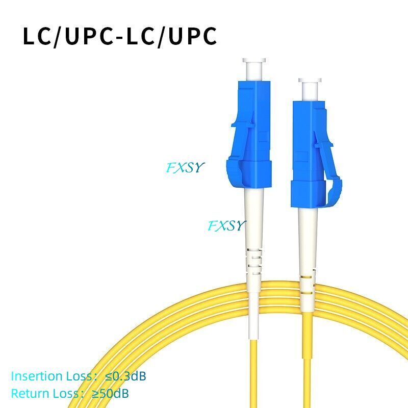 20-100m SC to SC LC FC ST UPC Single Mode OS2 Simplex Fiber Optic Patch Cord