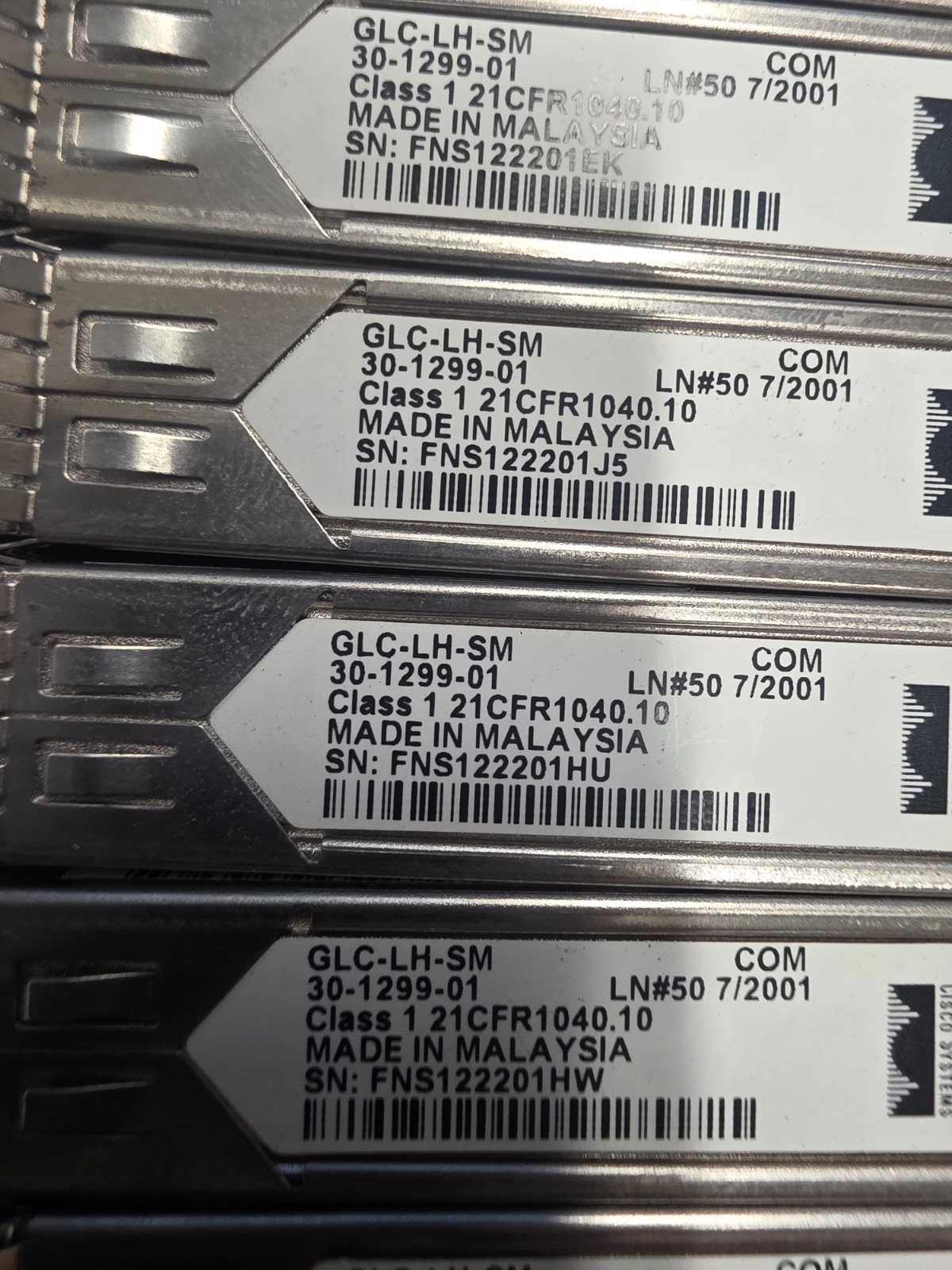Cisco Fiber Optic Terminals (mixed)