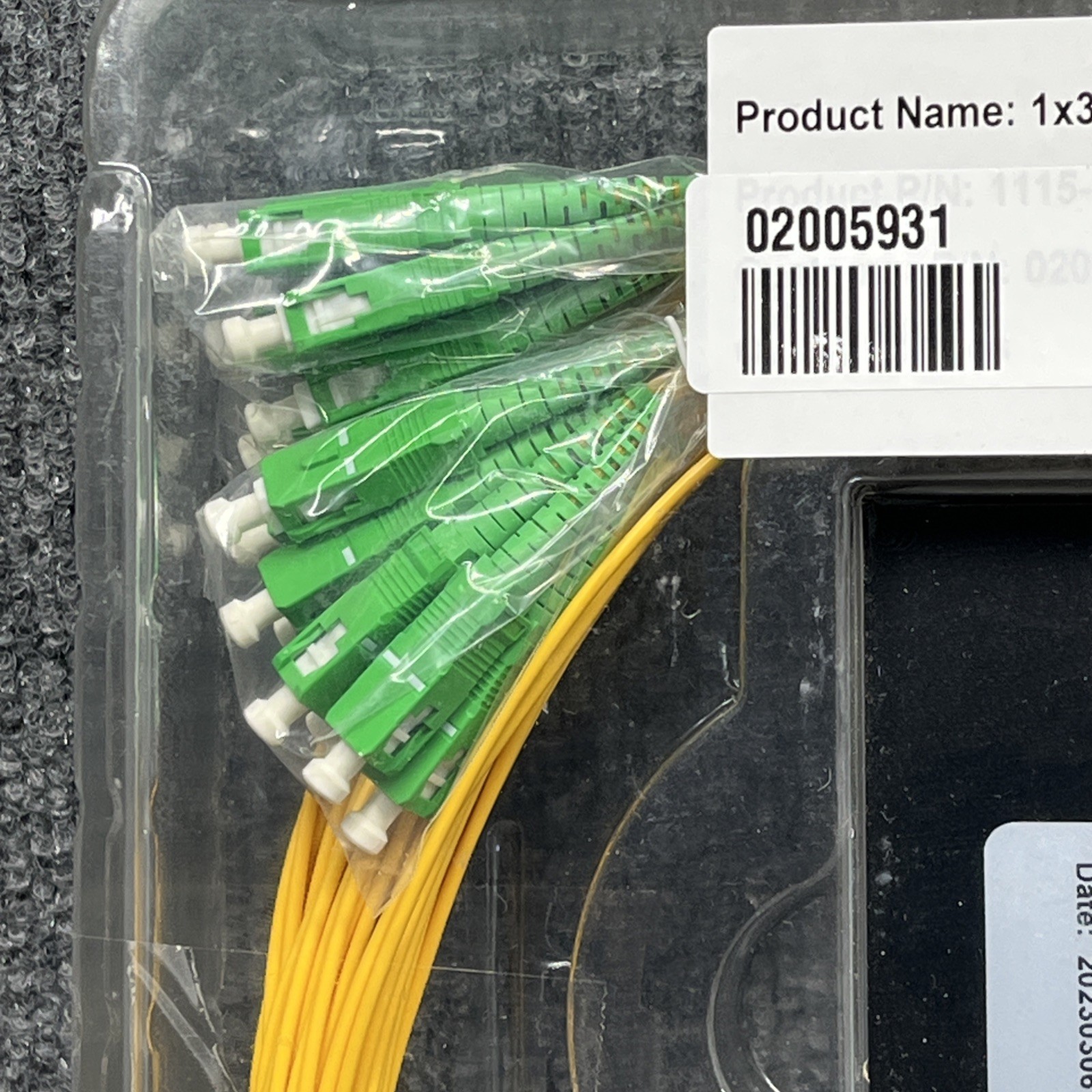 Optical Splitter Module PLC Box Type 1×32 SC/APC Fiber Optic Singlemode