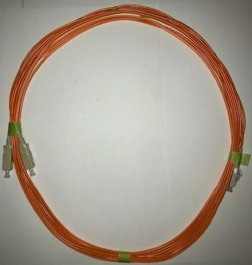 Fiber jumper patch cord Qty 10 5M, LC-SC Multimode OM4  Duplex, 50/125.  