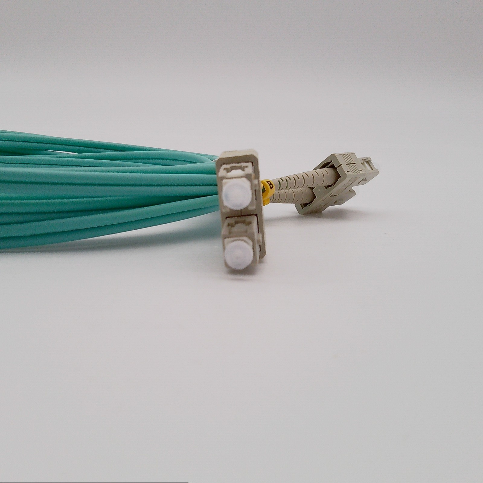 5 Pack 1M OM3 LC to LC Fiber Patch Cable 10/40Gb Duplex 50/125um Multimode