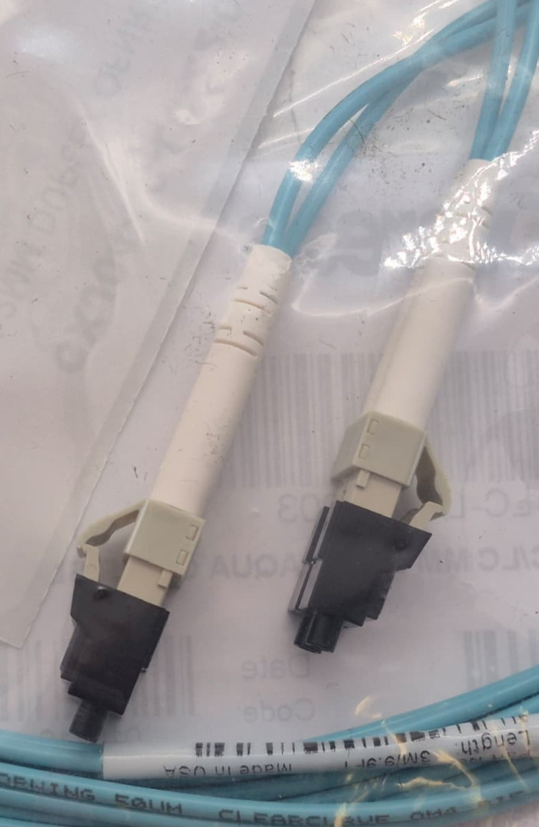 Lot of 10 CABLExpress CXJ04-LC-LC-Z2-003 3M LC/LC MM 50/125 AQUA OM4 RISER