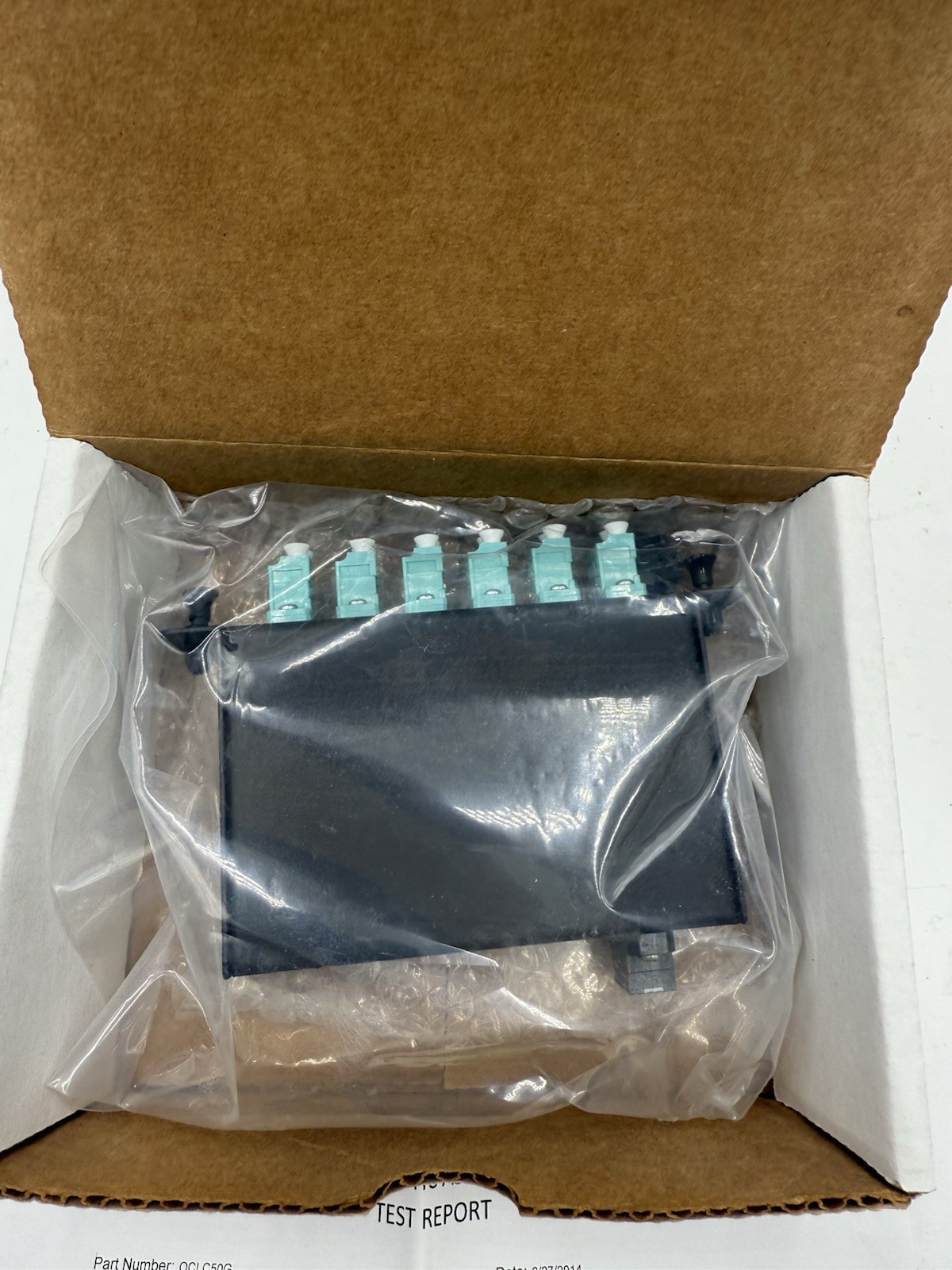 Hubbell OCLC50G4 Fiber Optical Cassette 12 Fiber LC-Duplex-MTP 50/125 OM4