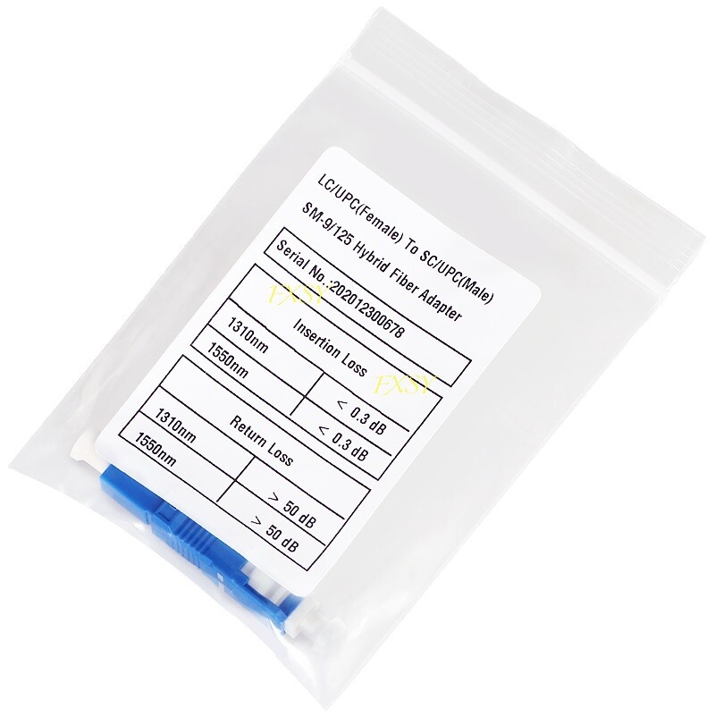 LC Female to SC Male UPC APC OS2 OM3 OM4 Hybrid Fiber Optical Adapter Converter