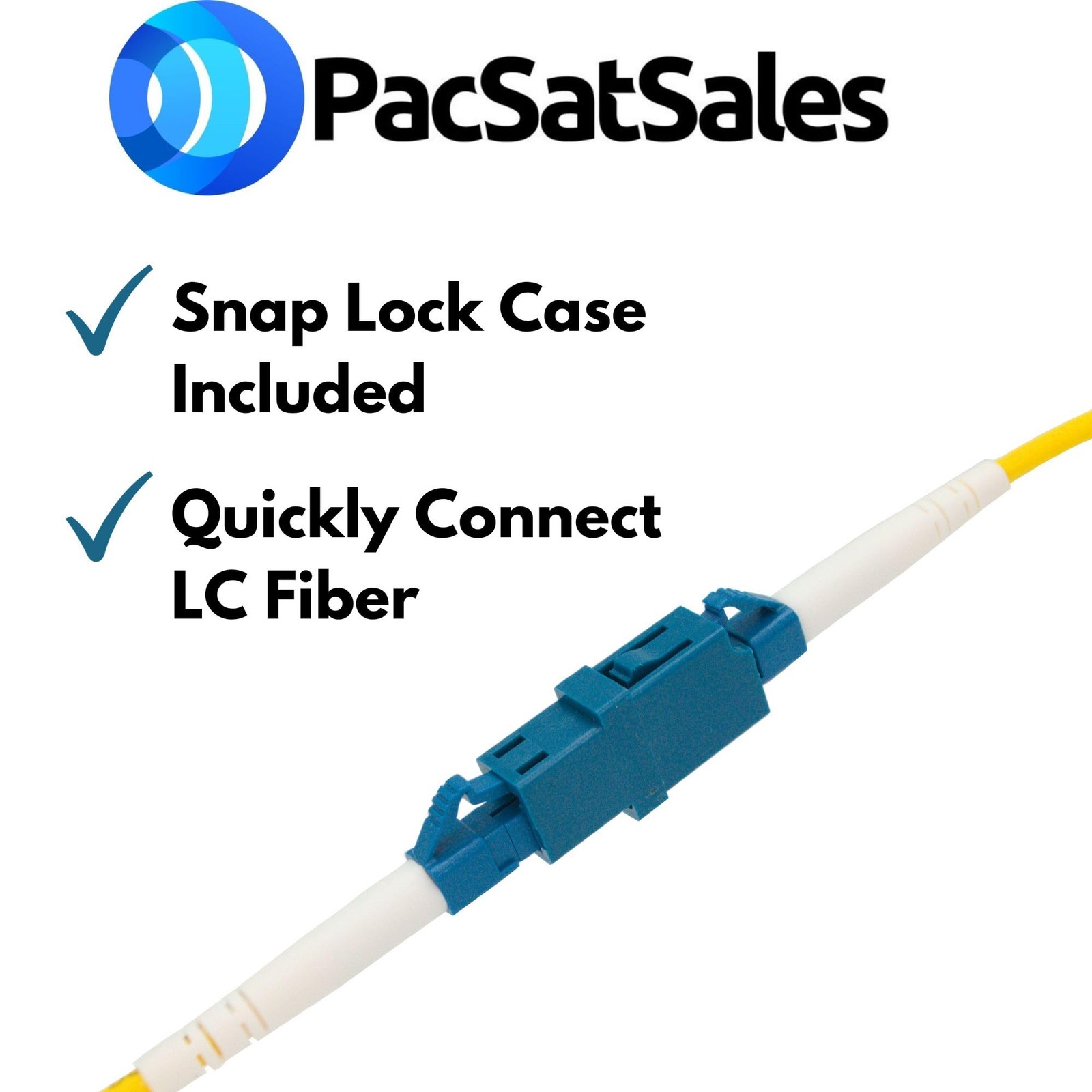 5 PCS LC Fiber Coupler Single Mode LC To LC Optic Cable Extender Connector