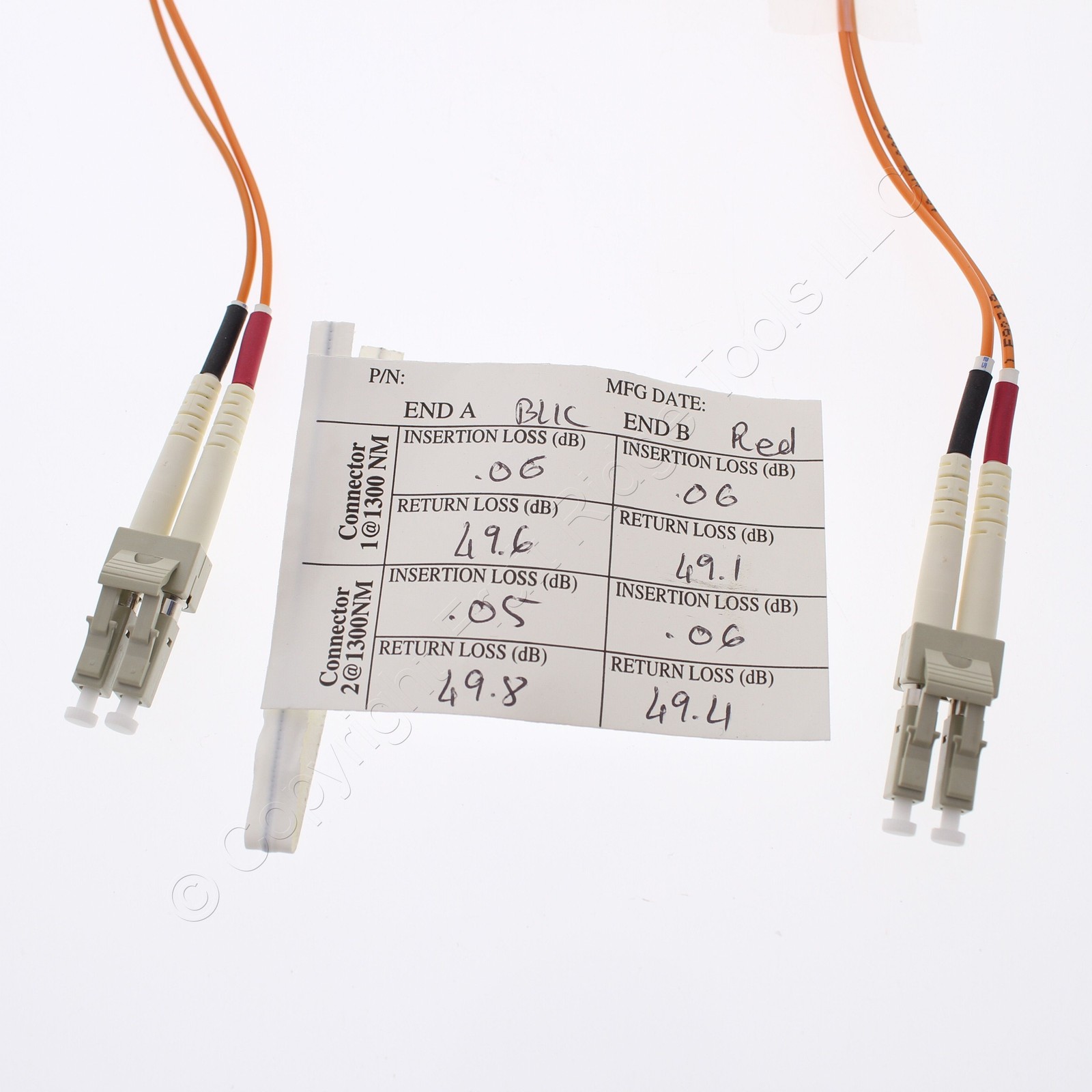10M Leviton Uplink Fiber Optic Patch Cable Cord LC LC 50mic