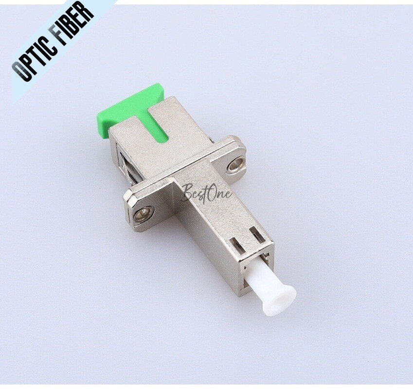 2Pcs LC to SC FC ST UPC APC Optic Fiber Connector Coupler Optical Fiber Adapter