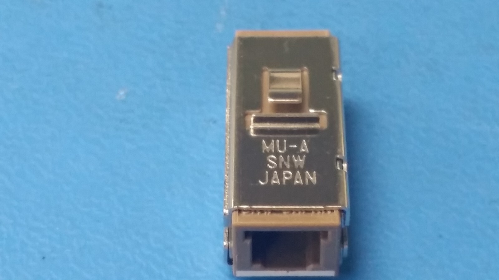 MU,SIMPLEX,ADAPTOR NTT-ME CORP MU SIMPLEX FIBER OPTICS ADAPTOR NO. 15030100