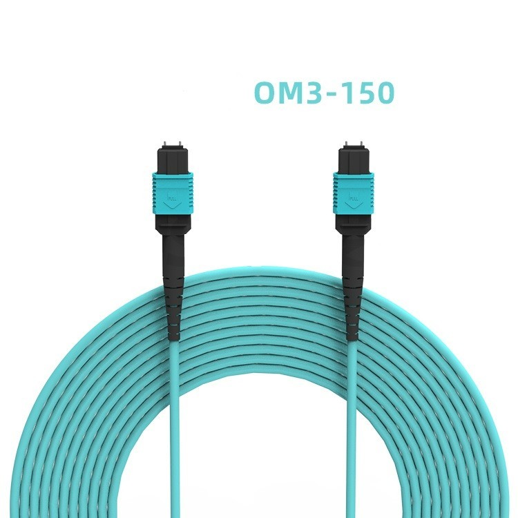 12 cores Fiber Optic Patch Cord Mpo Multomode OM3 Trunk Cable Fiber Optic Jumper