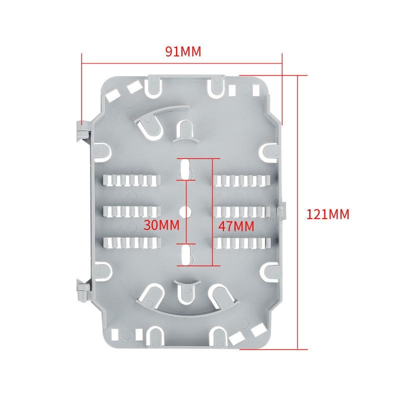 10pc 12/24 Core Plastic Fiber Optic Splice Tray High Quality Optic Cassette Tray