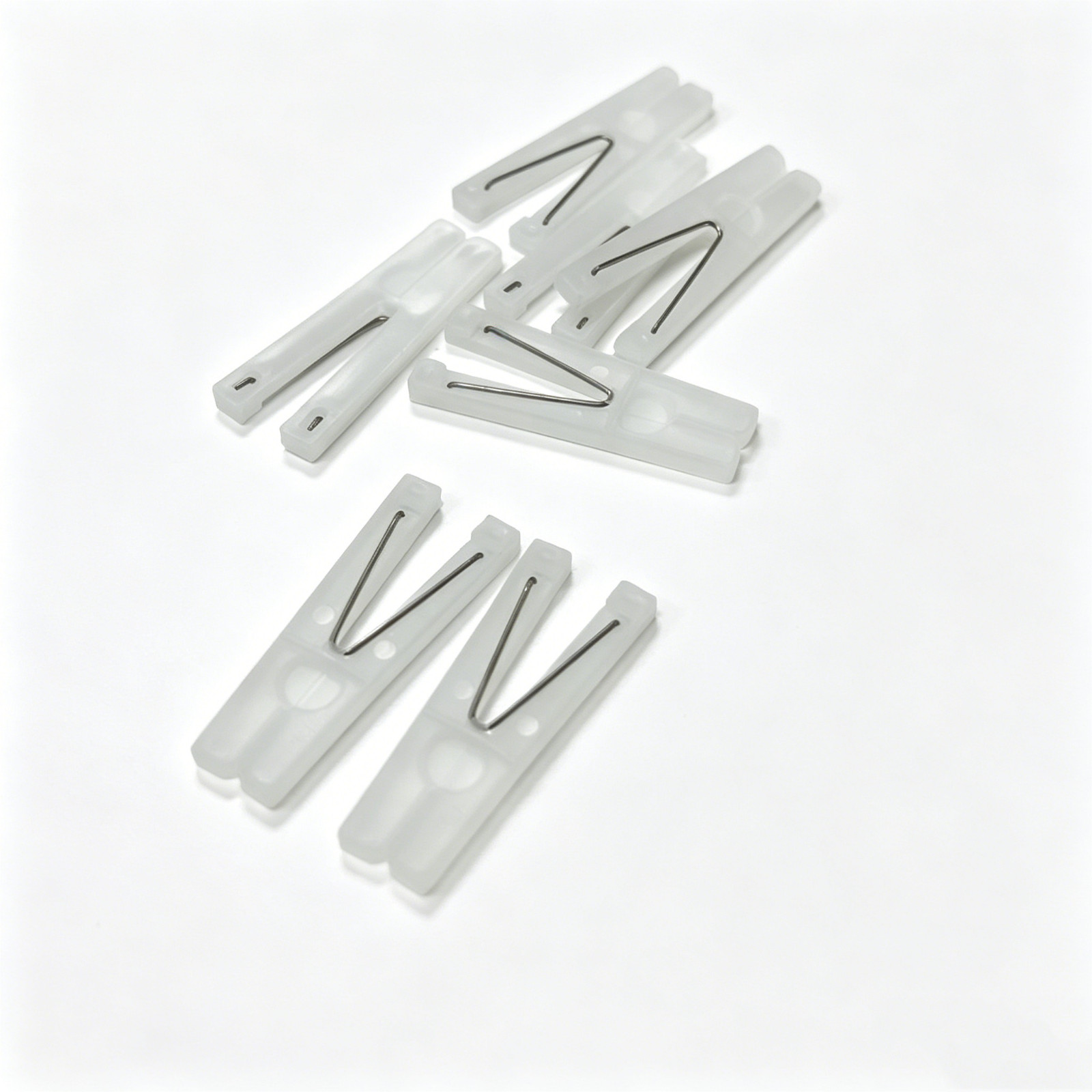 10pcs 12/16 Core MPO Fiber Ribbon Clip Fixed Buckle Optic Cable Wiring Fix Clamp
