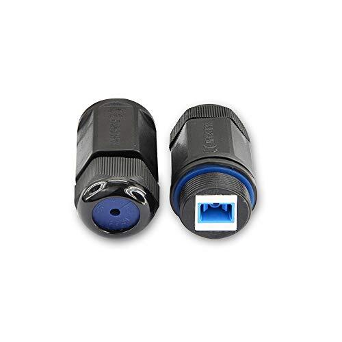 IP68 Waterproof SC Fiber Optical Coupler/Adaptor, Extend Fiber Optic Cable Le…
