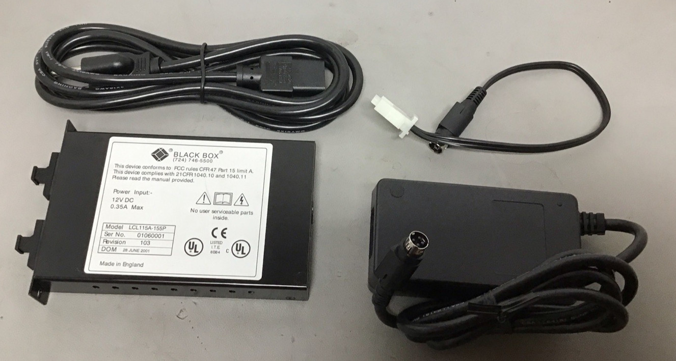 Black Box LCL115A-155P CampusLIGHT Multi/Single-Mode Fiber Extender (B131)