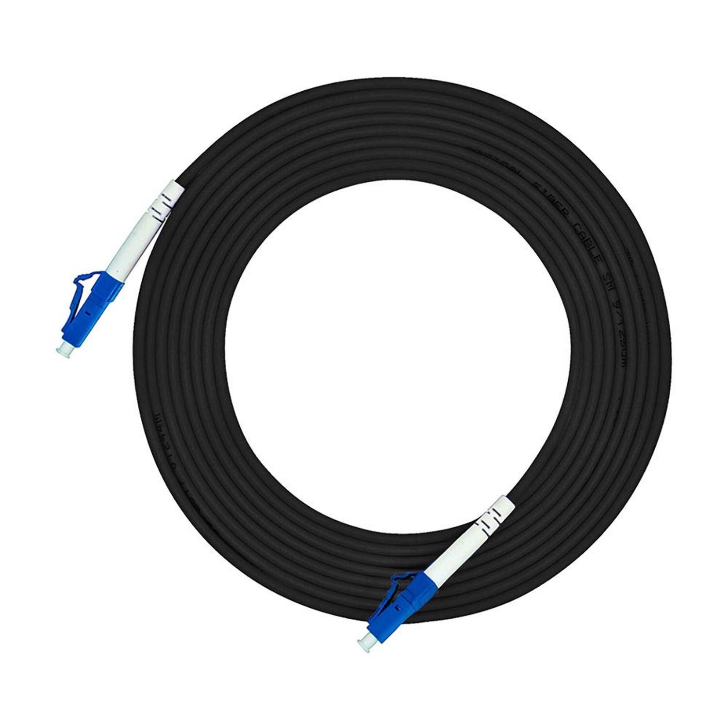 100ft 100feet 30m LC to LC Outdoor Armored Simplex 9/125 SM Fiber Optic Cable…