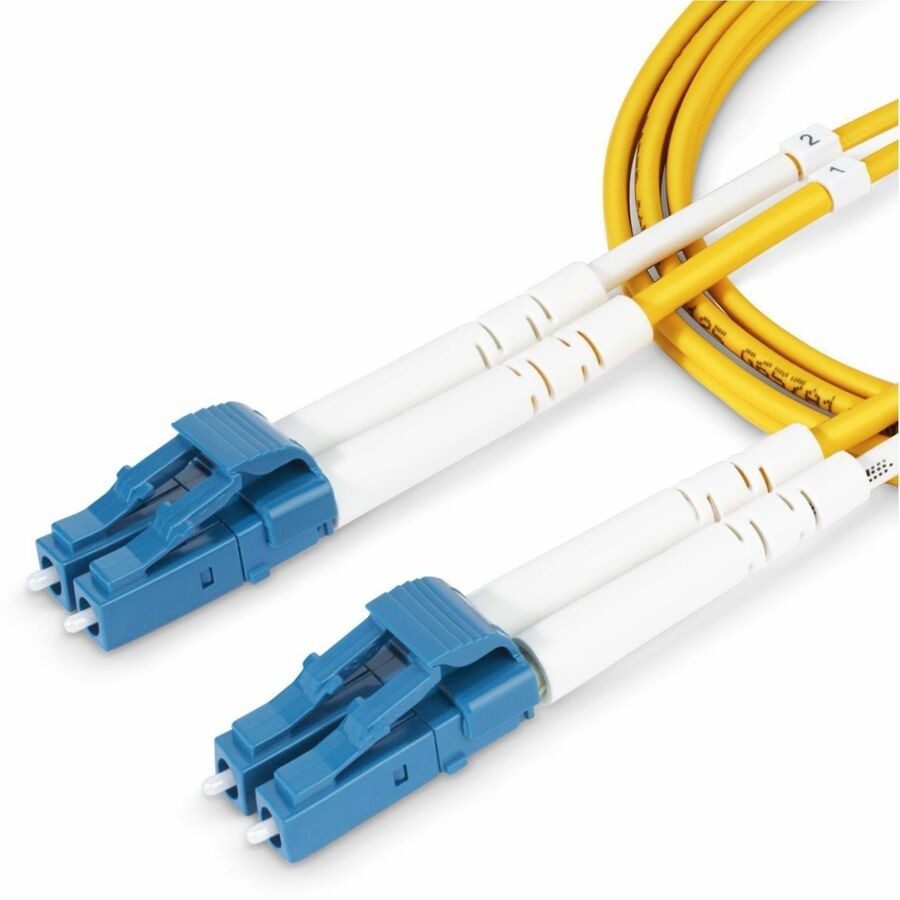 StarTech 1m [3.3ft] LC to LC [UPC] OS2 Single Mode Duplex Fiber Optic Cable