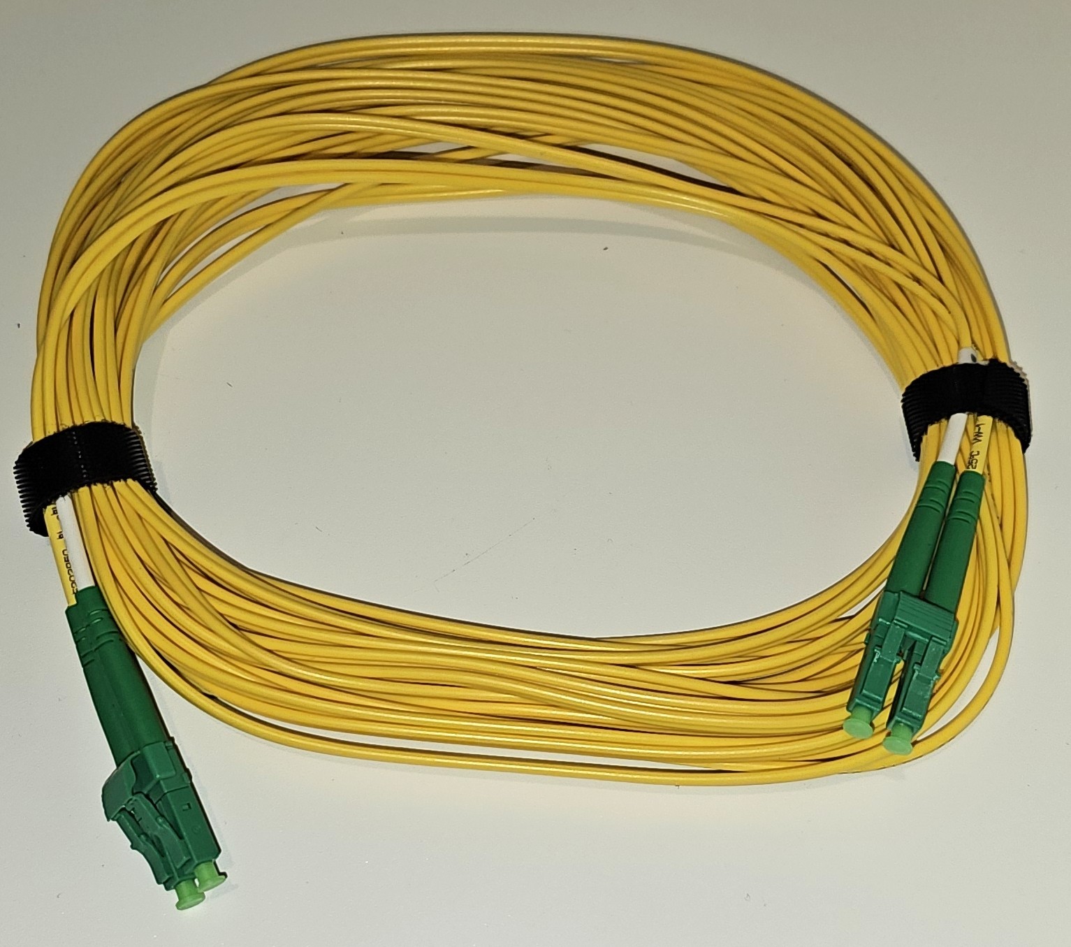 LC/APC to LC/APC Singlemode Duplex Fiber Optic Patch Cable 5m to 25m