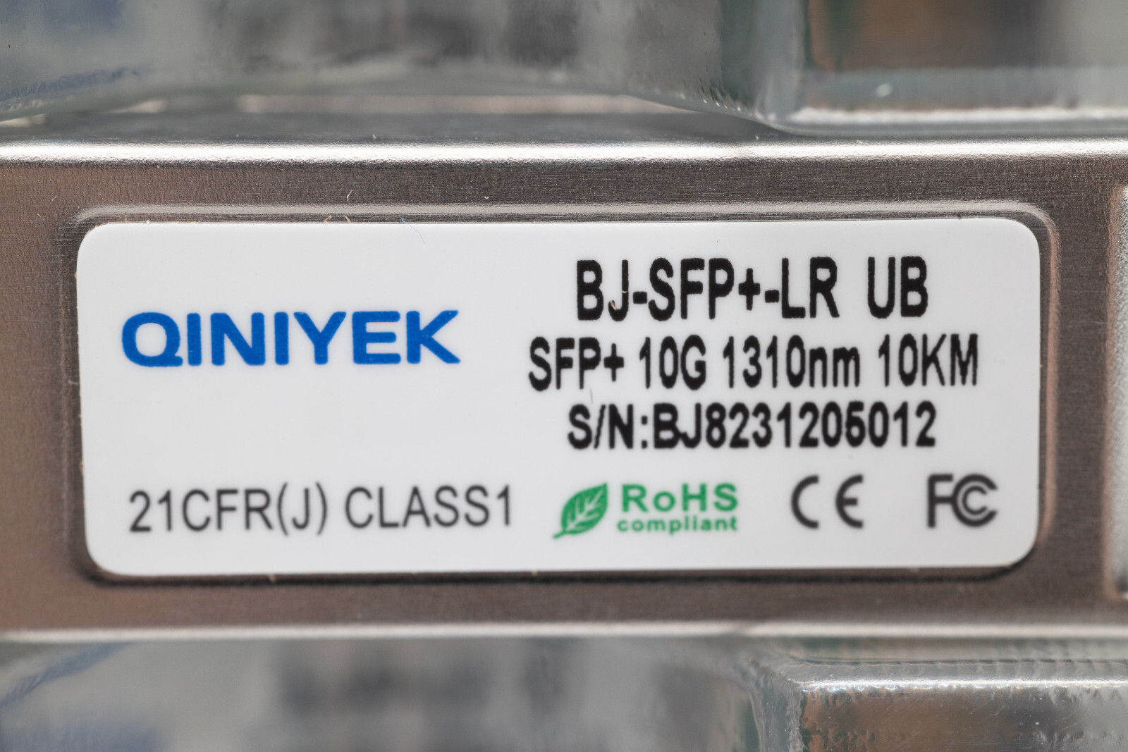 10 pack QINIYEK 10G BaseLR SFP+ FIBER Transceiver 1310nm ubiquiti cisco meraki