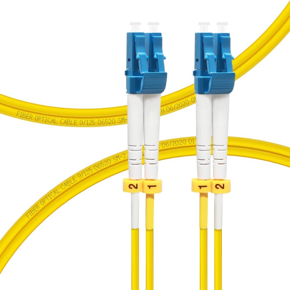 1M Single Mode LC to LC Fiber Optic Cable – Flexible, High-Speed Indoor Use