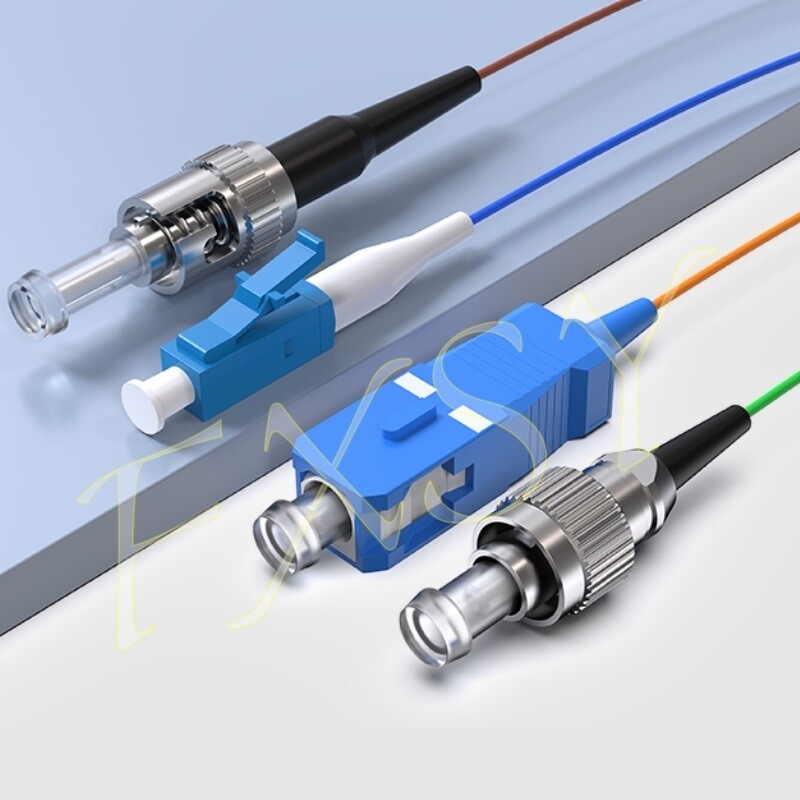 LC SC FC ST UPC APC 12 Fiber Optic Single mode Bundle Fiber Optical Pigtail OS2