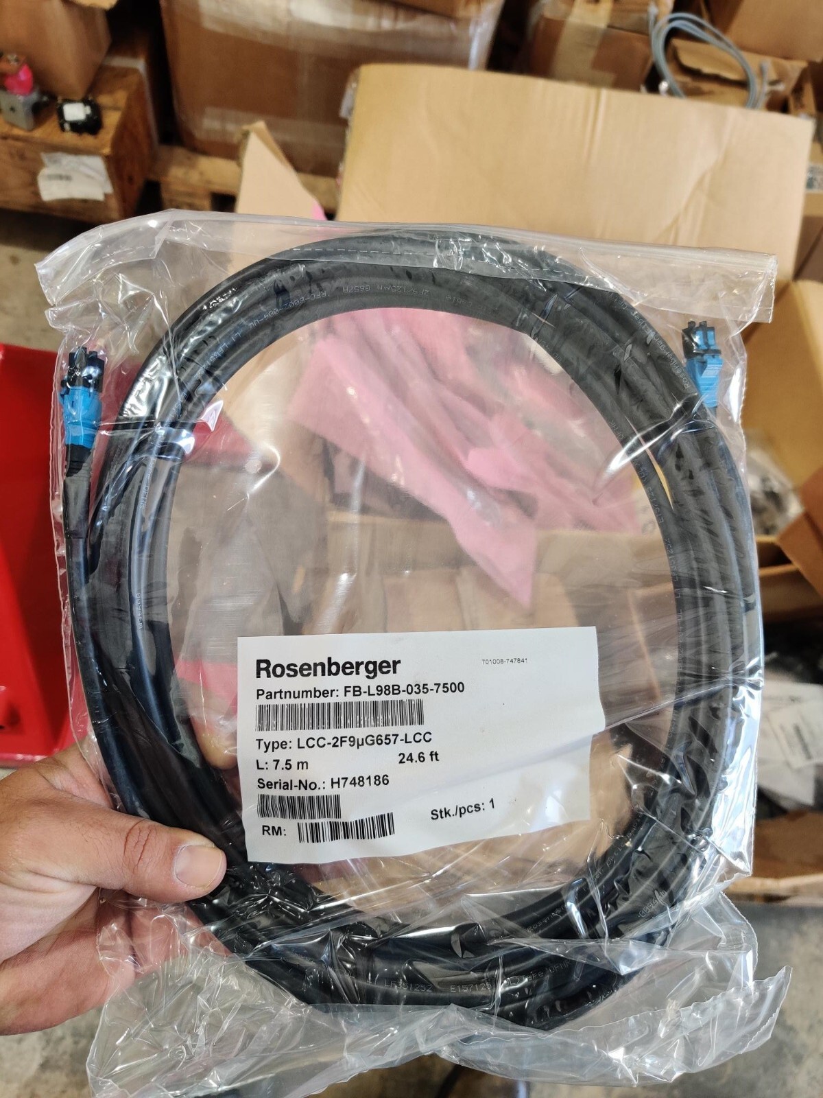 Rosenberger FB-L98B-035-7500 – 2b01ll2 Ftta Lc Duplex-lc Duplex Jumper.