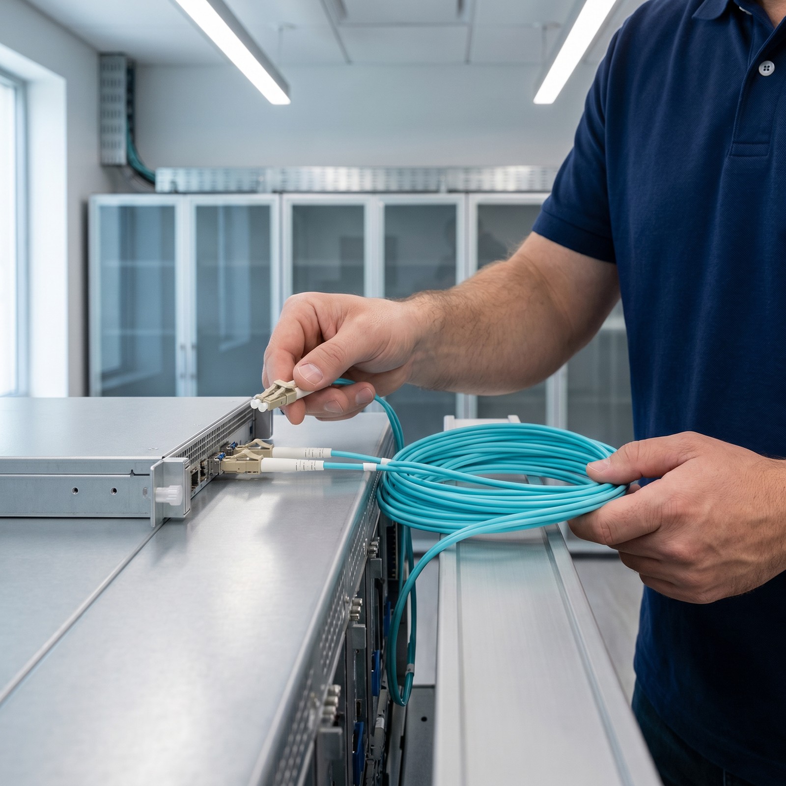 1M-40M LC-SC Duplex OM3 Multimode 10GB Fiber Patch Cable