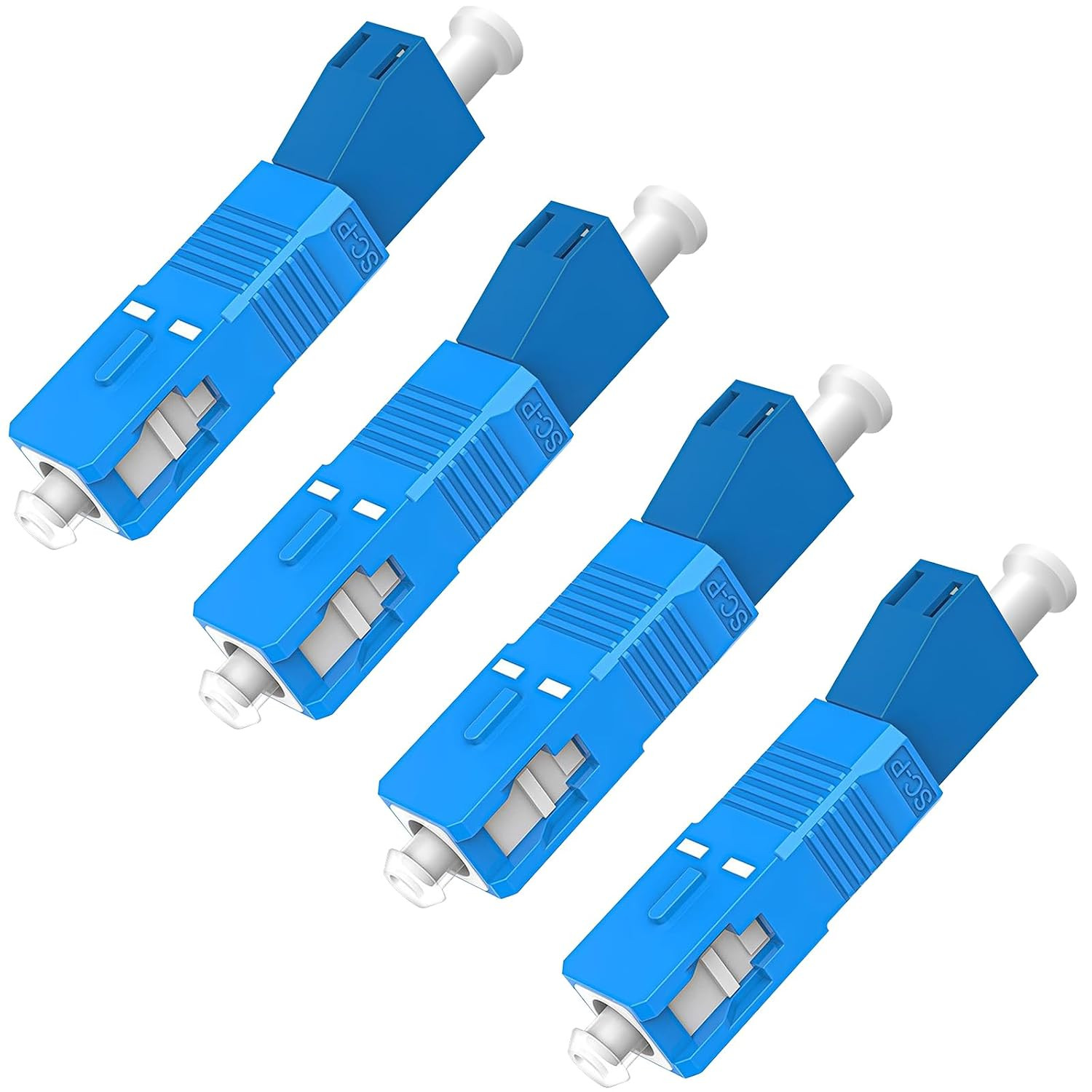 SC to LC Adapter-Single Mode 4 Pack, 9/125um SC/UPC Male to LC/UPC Female Optica