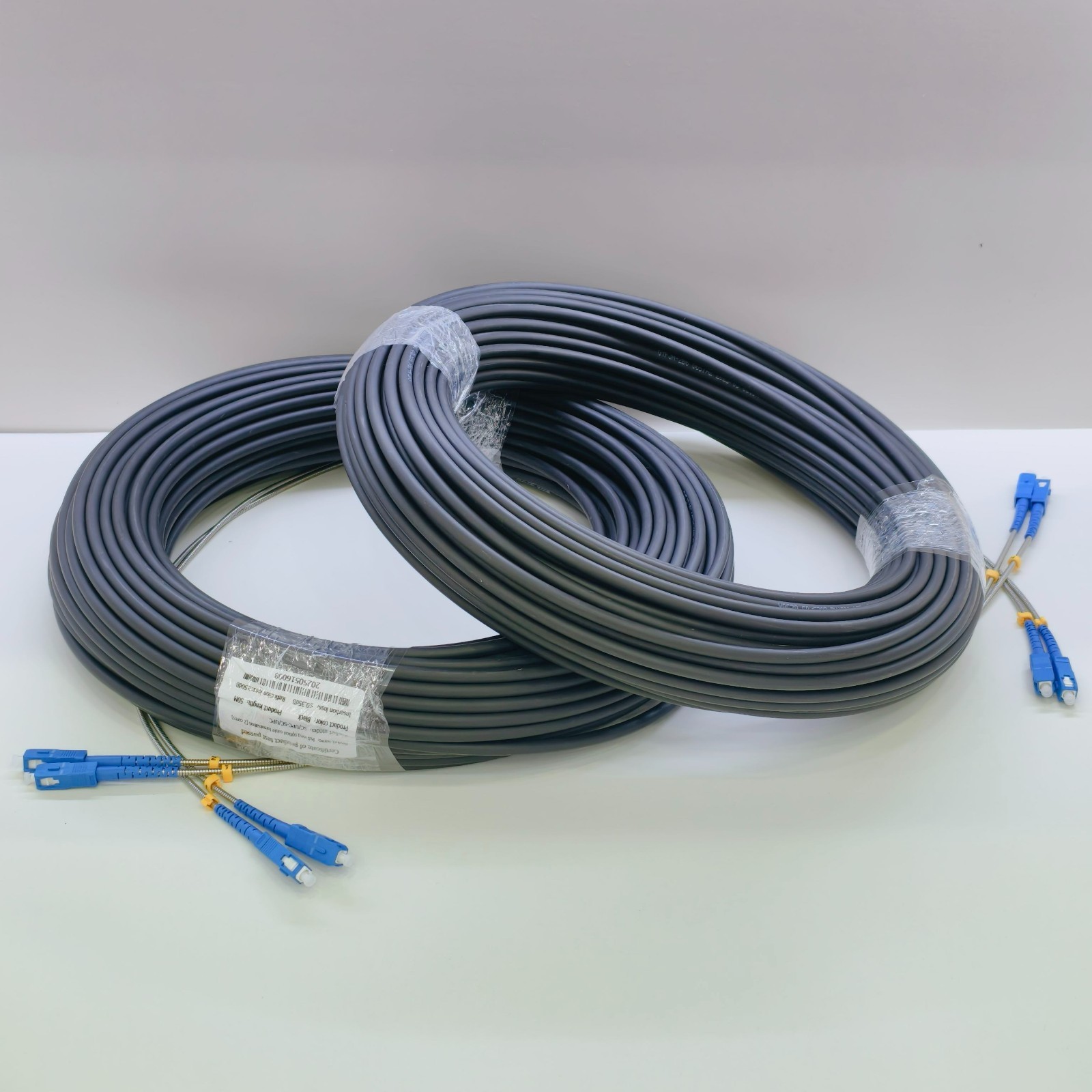 1~20M 7.0mm Duplex Outdoor Fiber Optic Jumper SM SC UPC FTTA Communication Cable