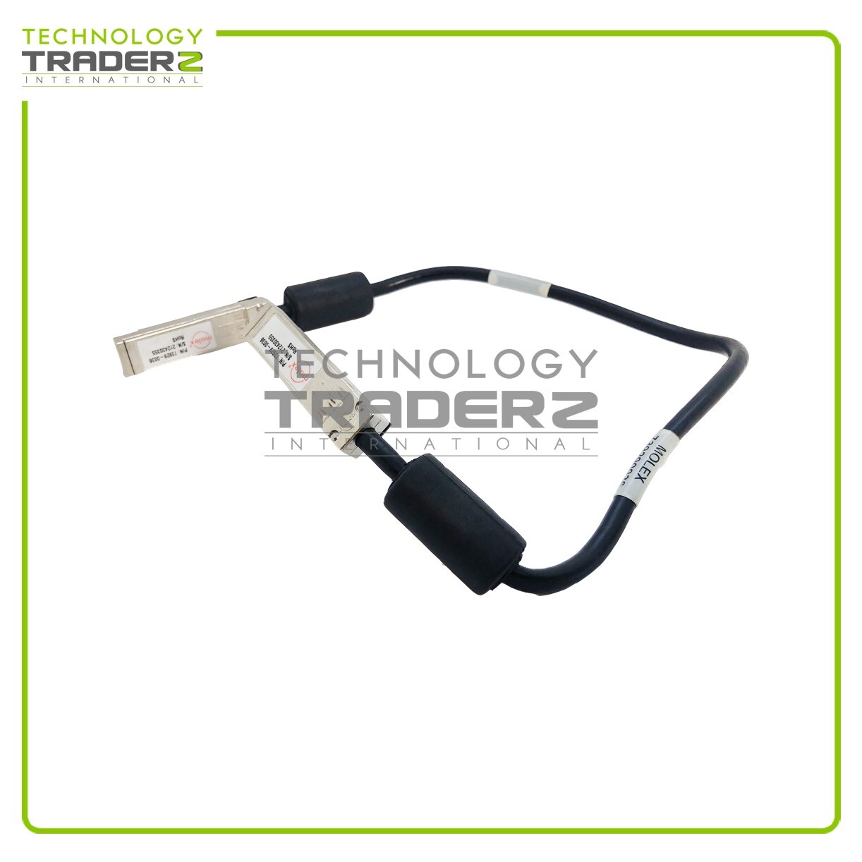 LOT OF 2 73929-0036 NetApp Molex Fiber Channel SFP to SFP Direct Attach Cable