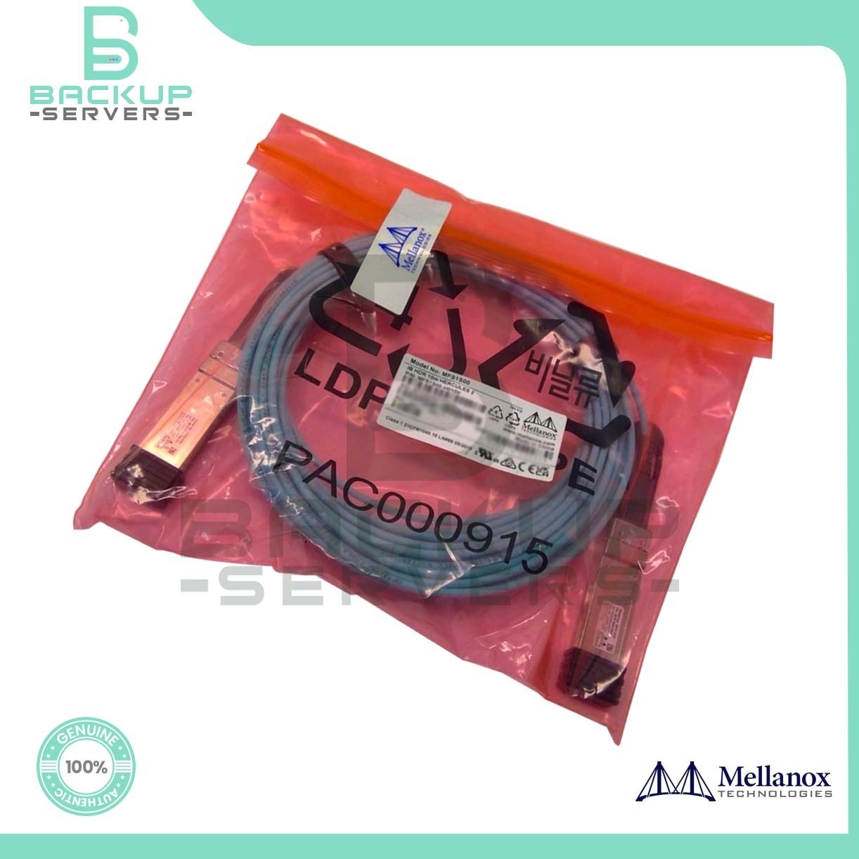 NEW Mellanox MFS1S00-H010V 200Gb/s HDR QSFP56 Active Fiber Optical Cable AOC 10m