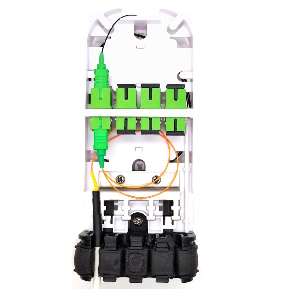 2 In, 4 Out – Indoor/Outdoor Burial Patch & Splice Fiber Enclosure Up to 24 Core