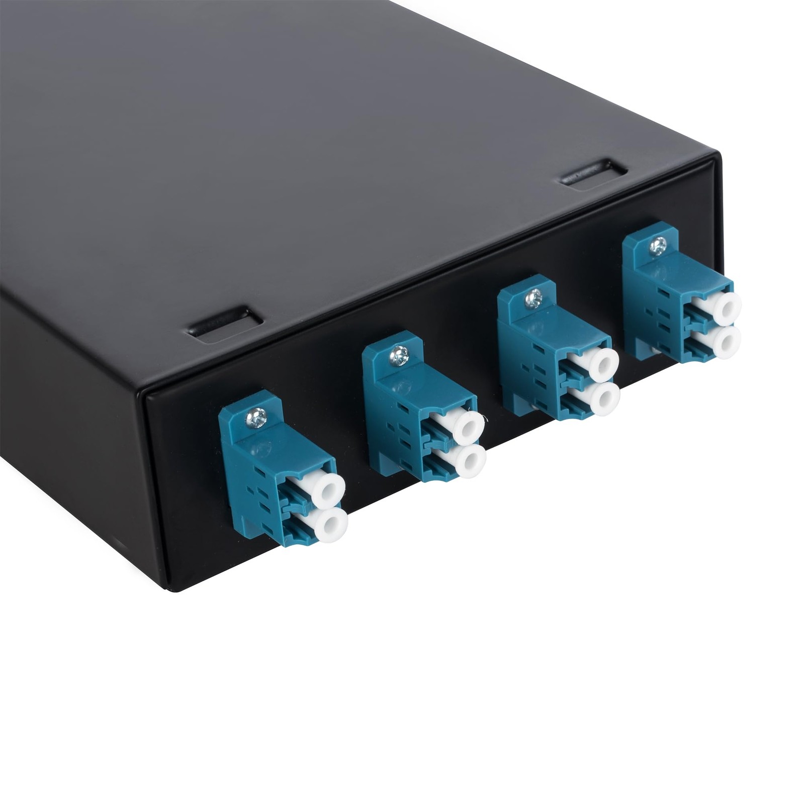 4 Port Wallmount Box Fiber Optic Terminal Enclosure 8 Strand LC UPC OS1