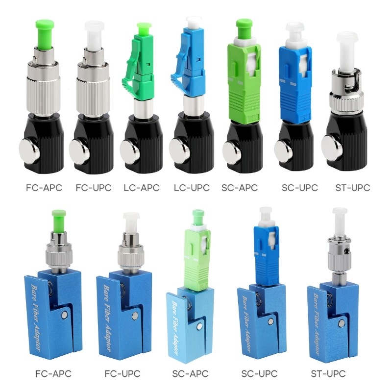 Round Square Embedded Fiber Optical Connector Fiber Optical Adapter Connector