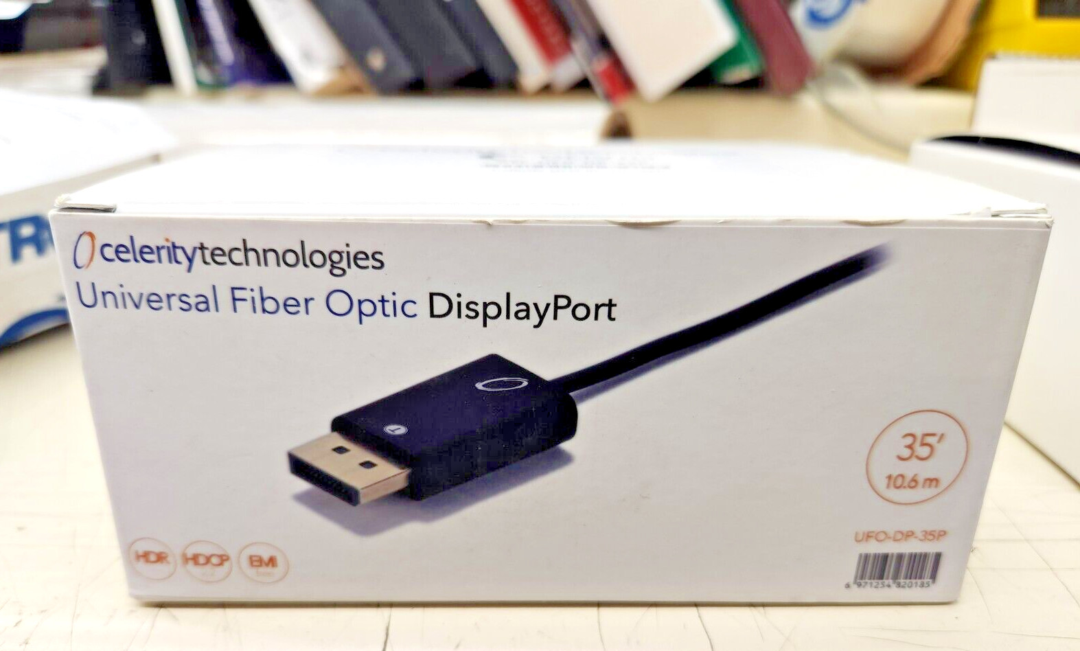 Celerity UNIVERSAL FIBER OPTIC DISPLAYPORT 35FT